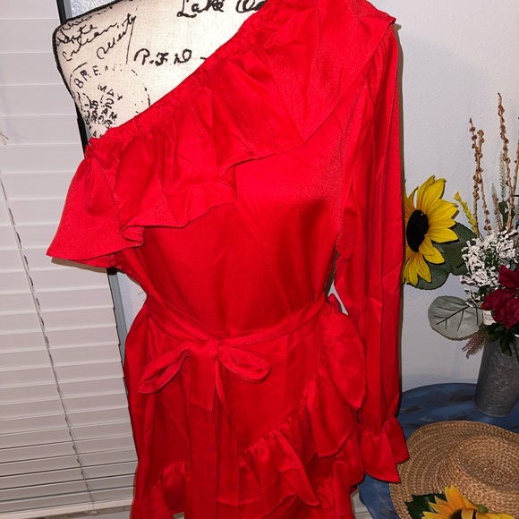 ♦️ CLEARANCE NWT Beautiful sexy Red dress  -size 16 - Picture 3 of 8